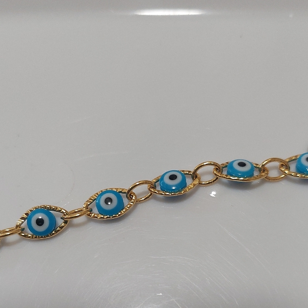 Evil Eye Gold Bracelet